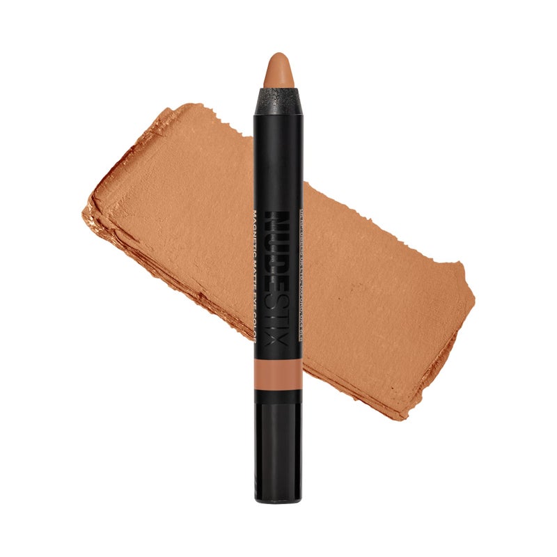 Nudestix Magnetic Matte Eye Color  3in1 LongWear Cream Eyeshadow Pencil Eyeliner  Primer  Waterproof BudgeProof Matte Finish  Vegan  CrueltyFree Eye Makeup Shade Terra